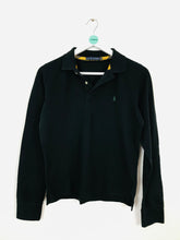 Load image into Gallery viewer, Ralph Lauren Women’s Long Sleeve Polo Shirt | L UK14 | Black
