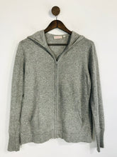 Load image into Gallery viewer, Gharani Strok Women&#39;s Cashmere Hooded Cardigan | L UK14 | Grey
