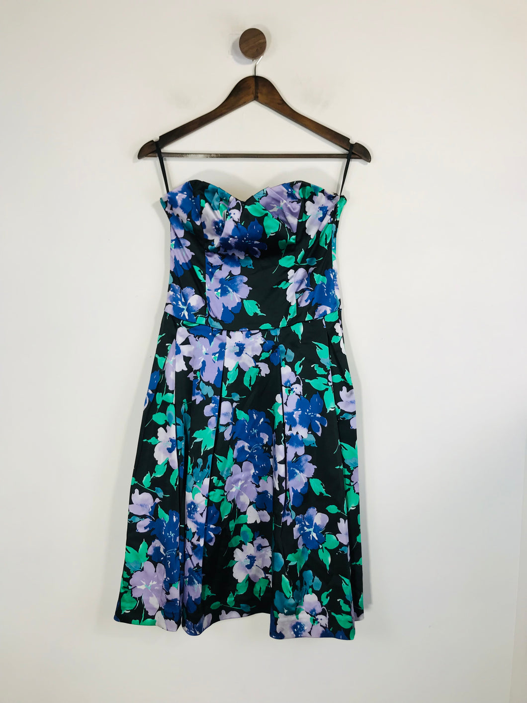 Coast Women's Floral Pleated Midi Dress | UK12 | Multicoloured