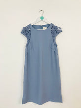 Load image into Gallery viewer, Reiss Women’s Mini Lace Shift Dress | UK8 | Blue
