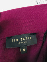 Load image into Gallery viewer, Ted Baker Women’s Knit Trumpet Skirt | 4 UK14 L | Burgundy Red
