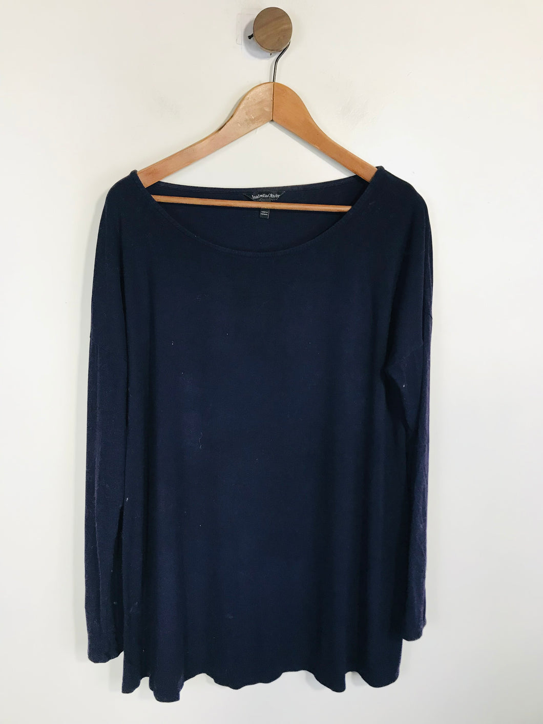 Isabella Oliver Women's Long Sleeve Maternity T-Shirt | 4 | Blue