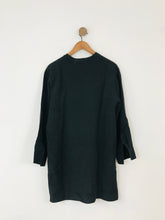 Load image into Gallery viewer, Zara Women’s Longline Oversized Shirt | M UK10-12 | Black
