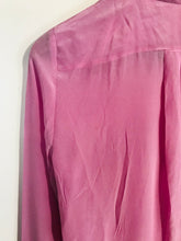 Load image into Gallery viewer, Zara Women&#39;s Silk Button Blouse | XS UK6-8 | Pink
