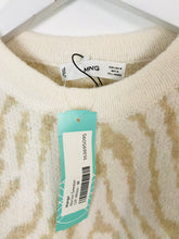 Load image into Gallery viewer, Mango MNG Womens Balloon Sleeve Knit Jumper NWT | M | Cream
