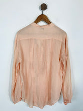 Load image into Gallery viewer, Temperley Women&#39;s Pleated Blouse | UK12 | Pink
