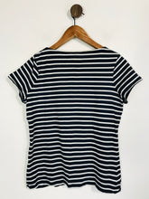 Load image into Gallery viewer, Boden Women&#39;s Striped T-Shirt | UK14 | Blue

