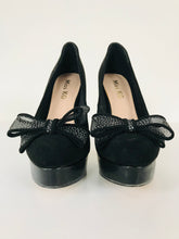 Load image into Gallery viewer, Miss KG Women’s Bow Platform Stiletto Heels | UK5 | Black
