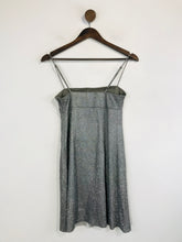 Load image into Gallery viewer, Pins and Needles Urban Outfitters Women&#39;s Metallic Mini Dress | S UK8 | Grey
