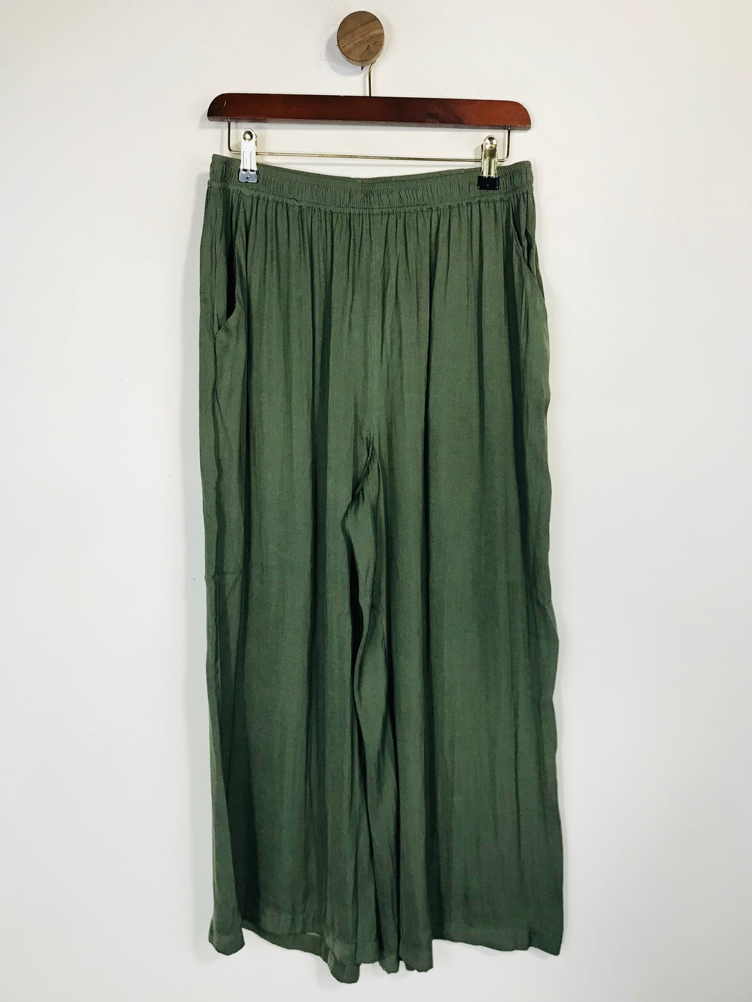 Hush Women's Crop Culottes Trousers NWT | UK12 | Green