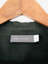 Load image into Gallery viewer, Mint Velvet Women&#39;s Button Up Long Sleeve Maxi Dress | UK10 | Green
