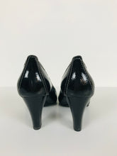 Load image into Gallery viewer, Ecco Women&#39;s Patent Peep Toe Heels  | 36 UK3 | Black
