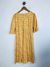 Load image into Gallery viewer, Allegra K Women&#39;s Floral Ruched Sheath Dress NWT | XL UK16 | Yellow

