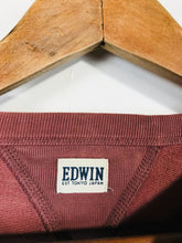 Load image into Gallery viewer, Edwin Women&#39;s College Crew Neck Sweatshirt | L UK14 | Brown
