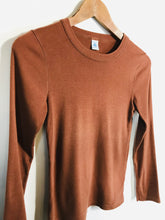 Load image into Gallery viewer, Petit Bateau Women&#39;s Long Sleeve T-Shirt | 14a | Brown
