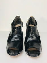 Load image into Gallery viewer, Kat Maconie Women&#39;s Leather Smart Heels  | EU37 UK4 | Black
