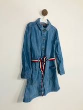 Load image into Gallery viewer, Tommy Hilfiger Kid&#39;s Cotton Shirt Dress | 6 years | Blue
