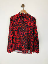 Load image into Gallery viewer, Paul Smith Women&#39;s Heart Print Button-Up Shirt NWT | UK14  | Red
