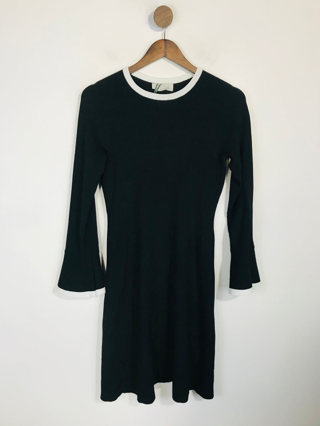 Hobbs Women's Knit A-Line Dress | UK12 | Black