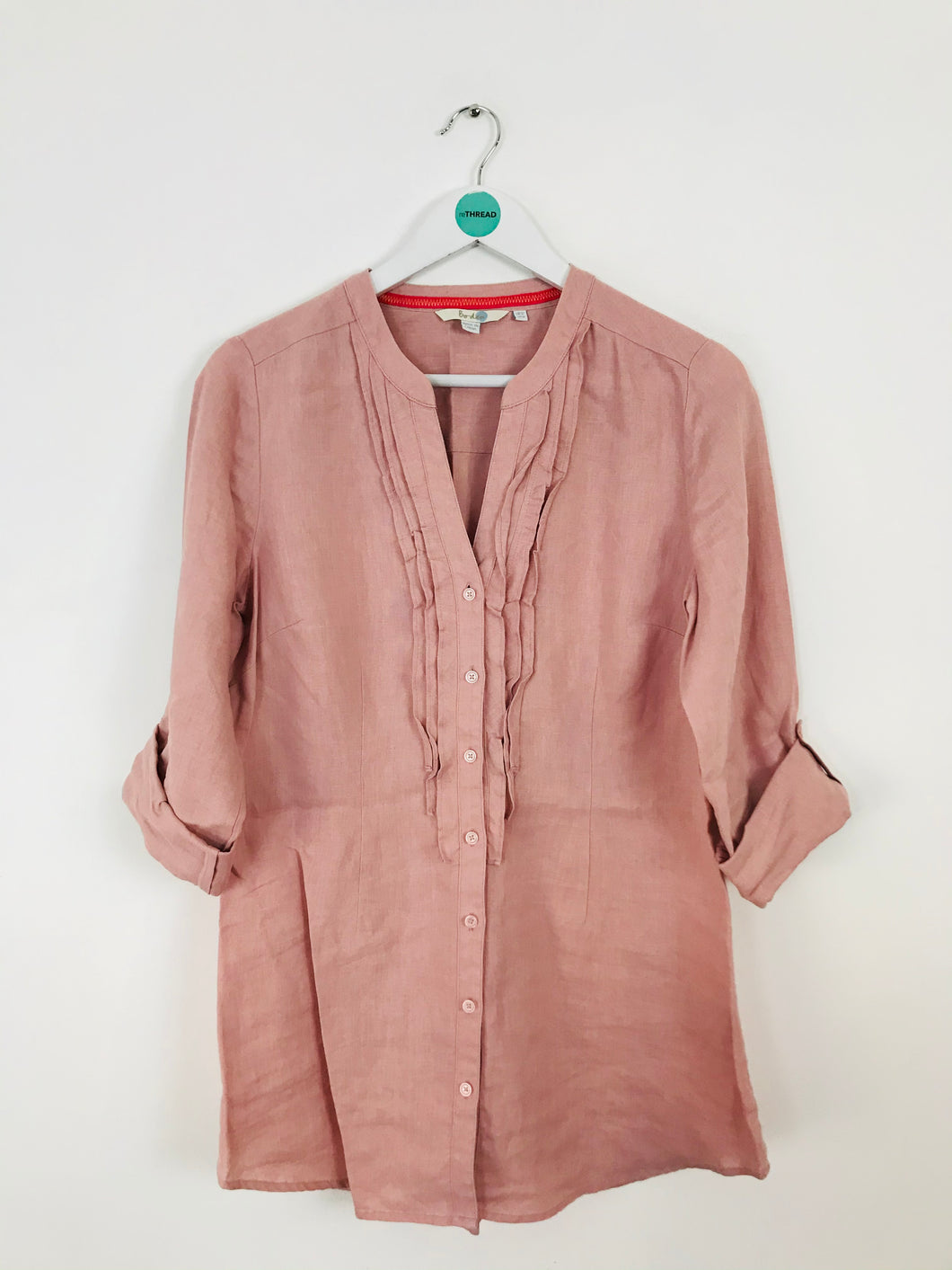 Boden Women’s Oversized Longline Shirt | UK12 | Pink