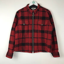 Load image into Gallery viewer, Lee Womens Vintage Lumberjack Check Jacket | L | Red Black
