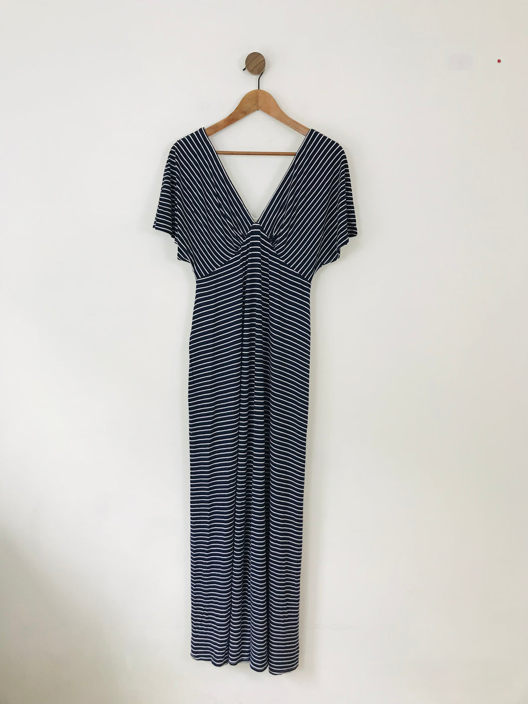 Tiffany Rose Women's Striped Maternity Maxi Dress | UK8-10 | Blue