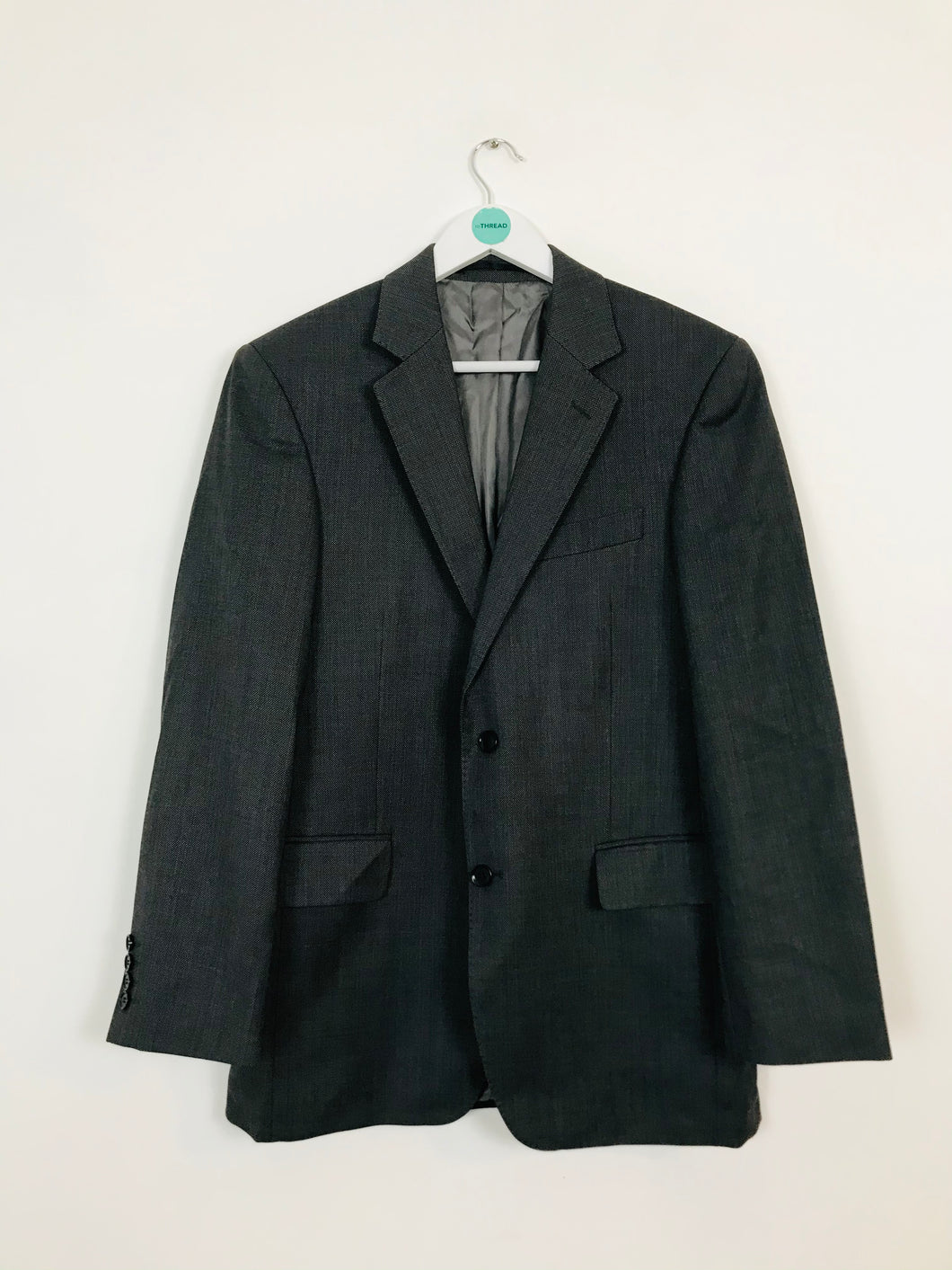 Austin Reed Men’s Wool Suit Jacket | 40R | Grey