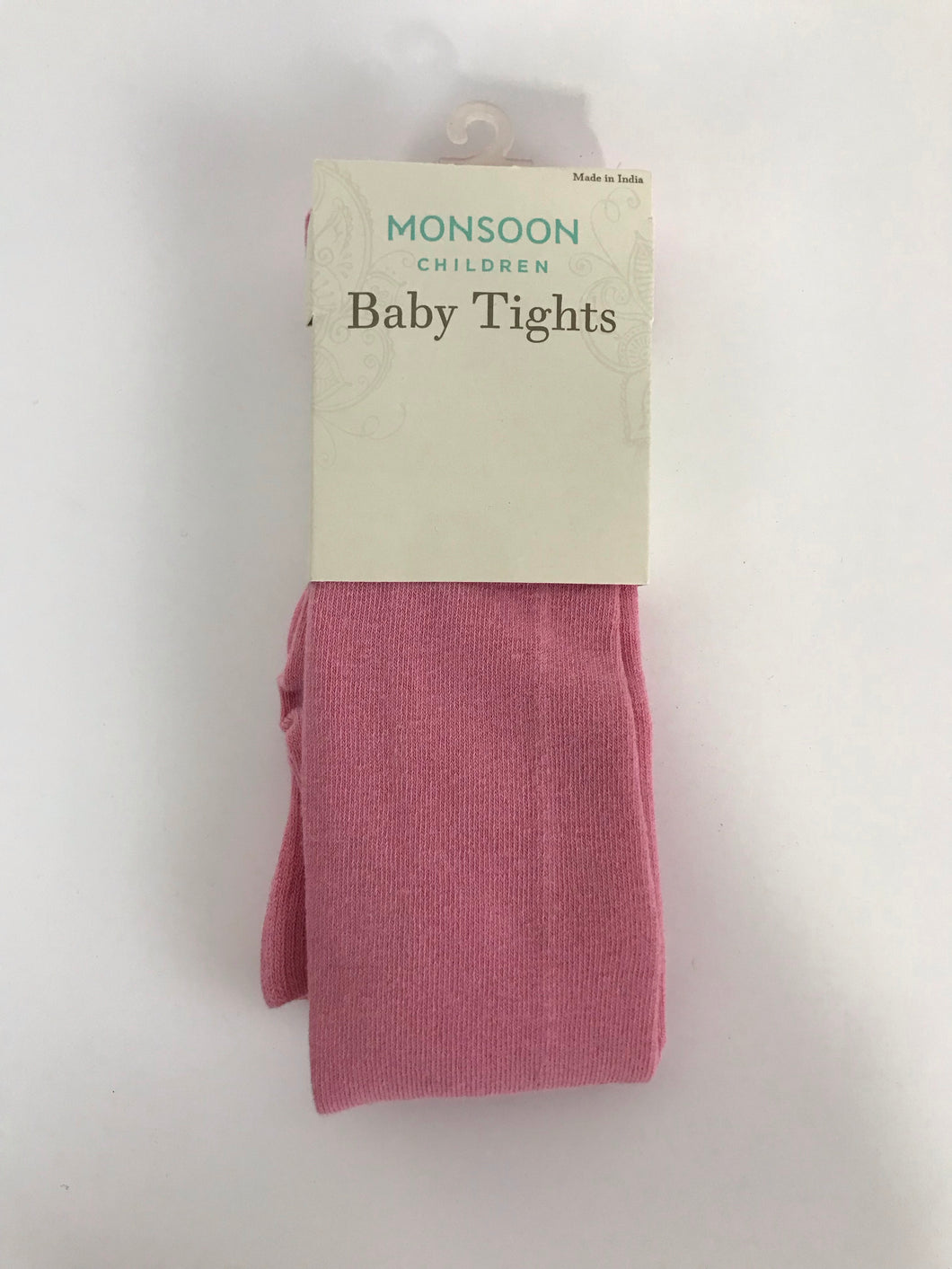 Monsoon Kid's Thick Knit Leggings Tights NWT | 2-3 Years | Pink