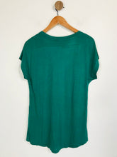 Load image into Gallery viewer, Reiss Women&#39;s V-Neck T-Shirt | M UK10-12 | Green

