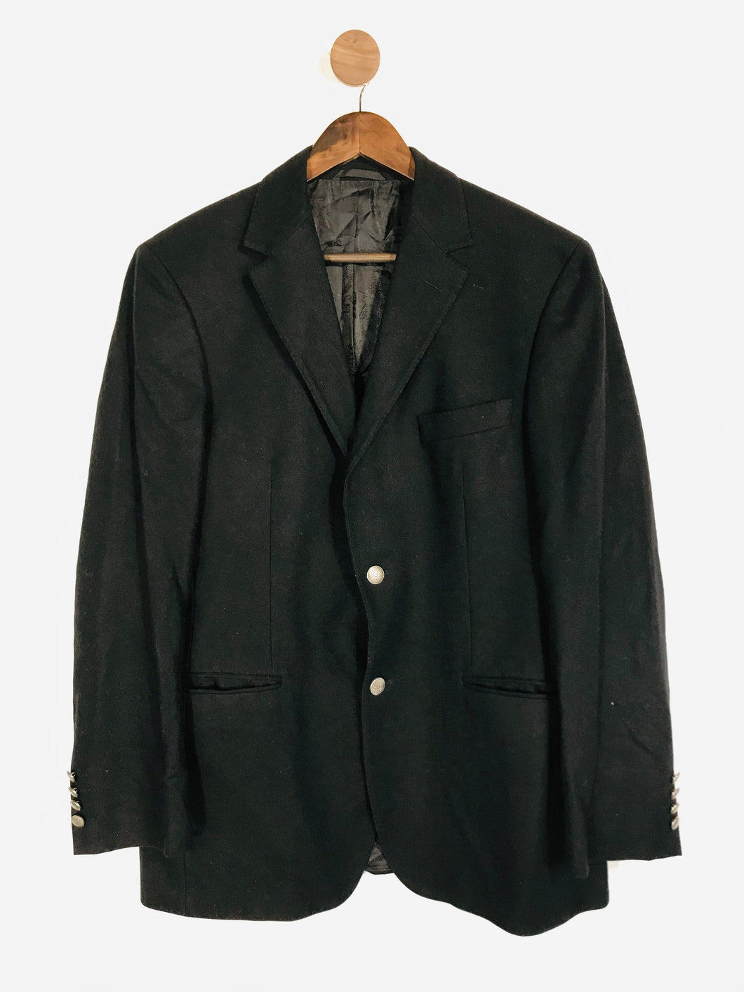 Hugo Boss Men's Smart Overcoat Coat | L | Black