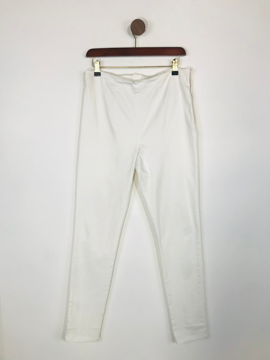 Phase Eight Women's High Waisted Casual Trousers | UK14 | White