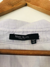 Load image into Gallery viewer, Marc Aurel Women&#39;s Linen Shirt Dress | 42 UK14 | Blue
