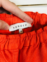 Load image into Gallery viewer, Sandro Women&#39;s Pockets Hot Pants Shorts | EU38 UK10 | Orange
