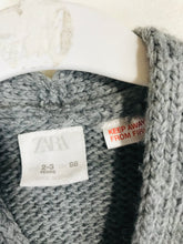 Load image into Gallery viewer, Zara Kid&#39;s Knit Cardigan | 2-3 Years | Grey
