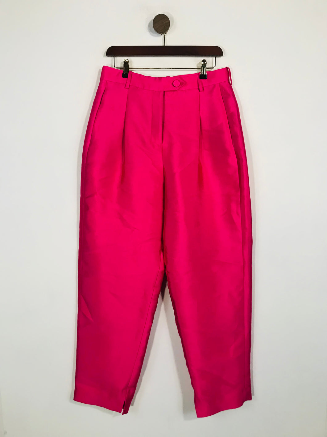 Topshop Women's High Waist Chinos Trousers NWT | UK14 | Pink