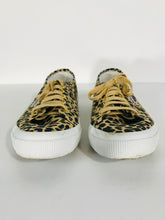 Load image into Gallery viewer, Superga Women&#39;s Leopard Print Trainers | UK6.5 EU40 | Brown
