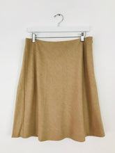 Load image into Gallery viewer, Hush Women’s Wool A-Line Skirt | UK14 | Brown
