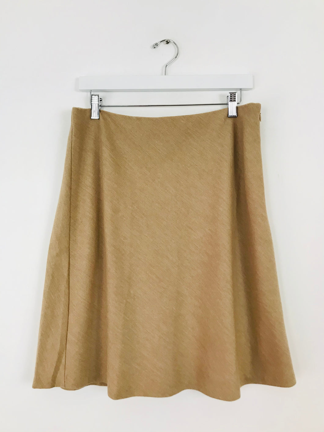 Hush Women’s Wool A-Line Skirt | UK14 | Brown