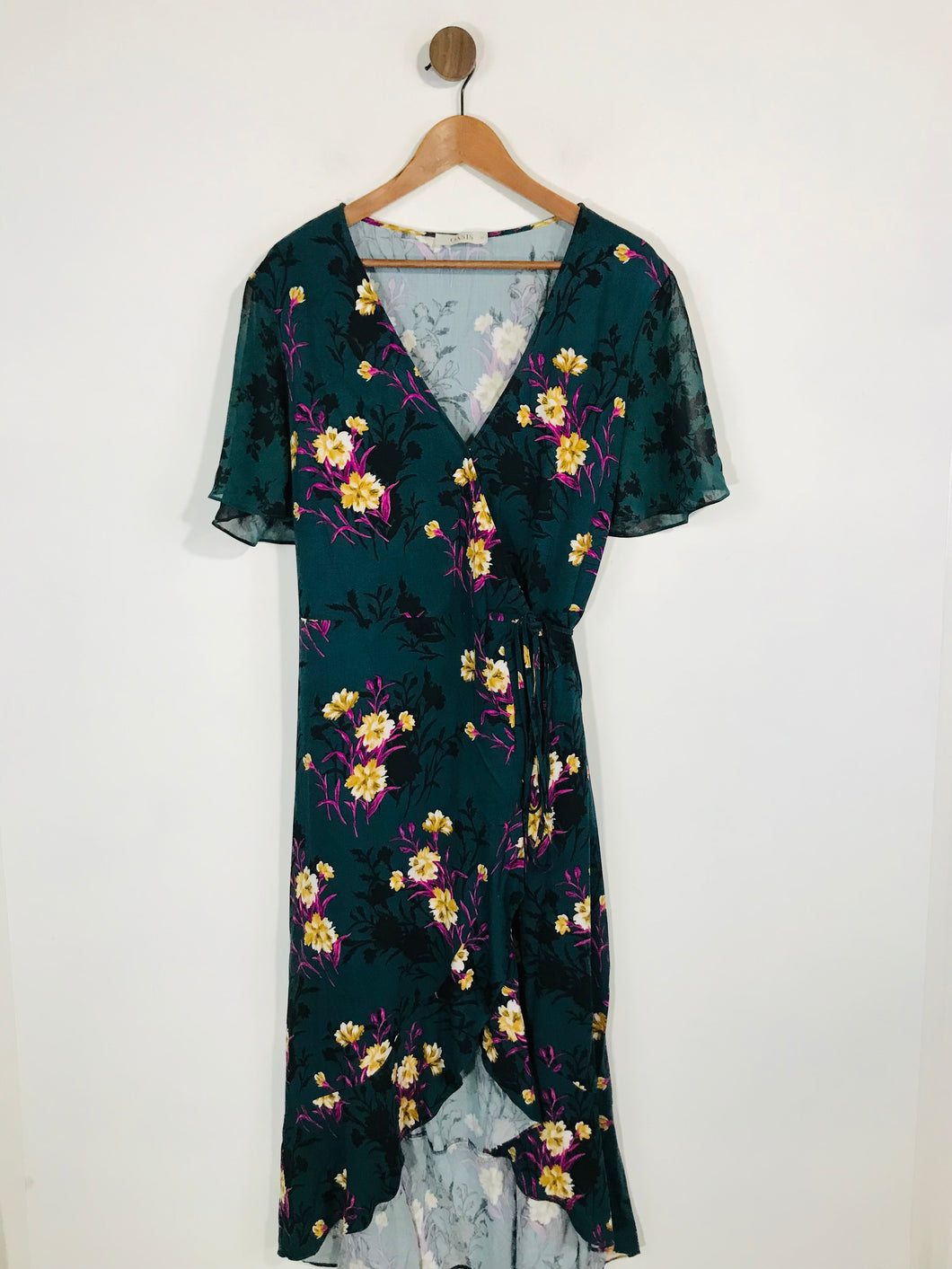 Oasis Women's Wrap Midi Dress | UK22 | Multicoloured
