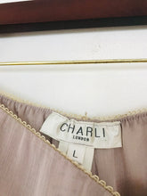 Load image into Gallery viewer, Charli Women&#39;s Wide Leg Trousers | L UK14 | Beige

