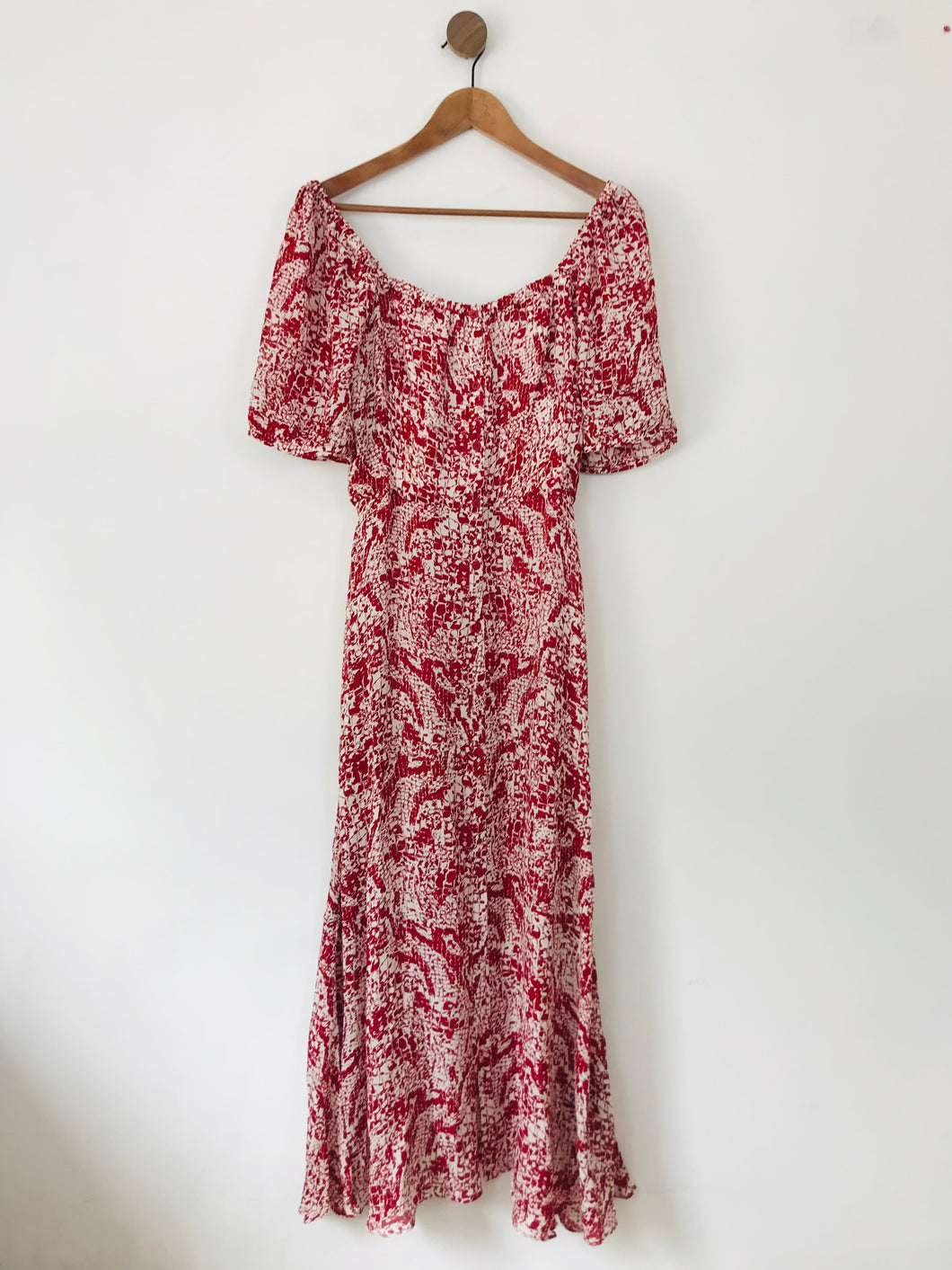 Whistles Women's Silk Maxi Dress | UK10 | Red