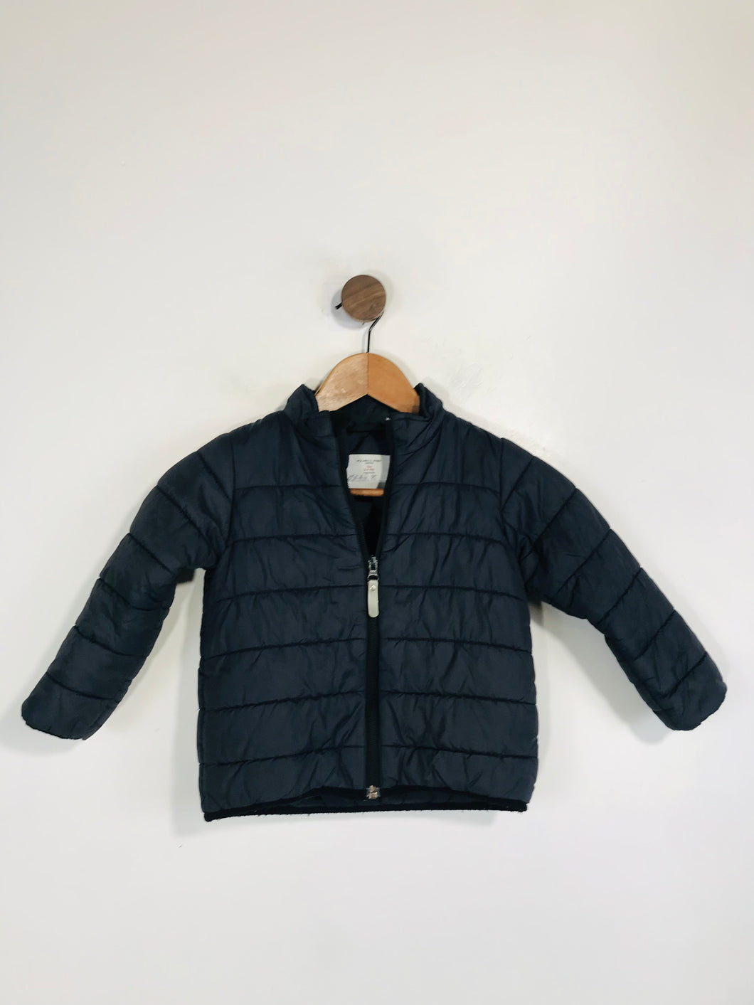 Polarn O. Pyret Kid's Puffer Jacket | 3-4 Years | Black