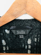 Load image into Gallery viewer, Stills Atelier Women&#39;s Wool Blend Tie Cardigan | EU42 UK14 | Grey
