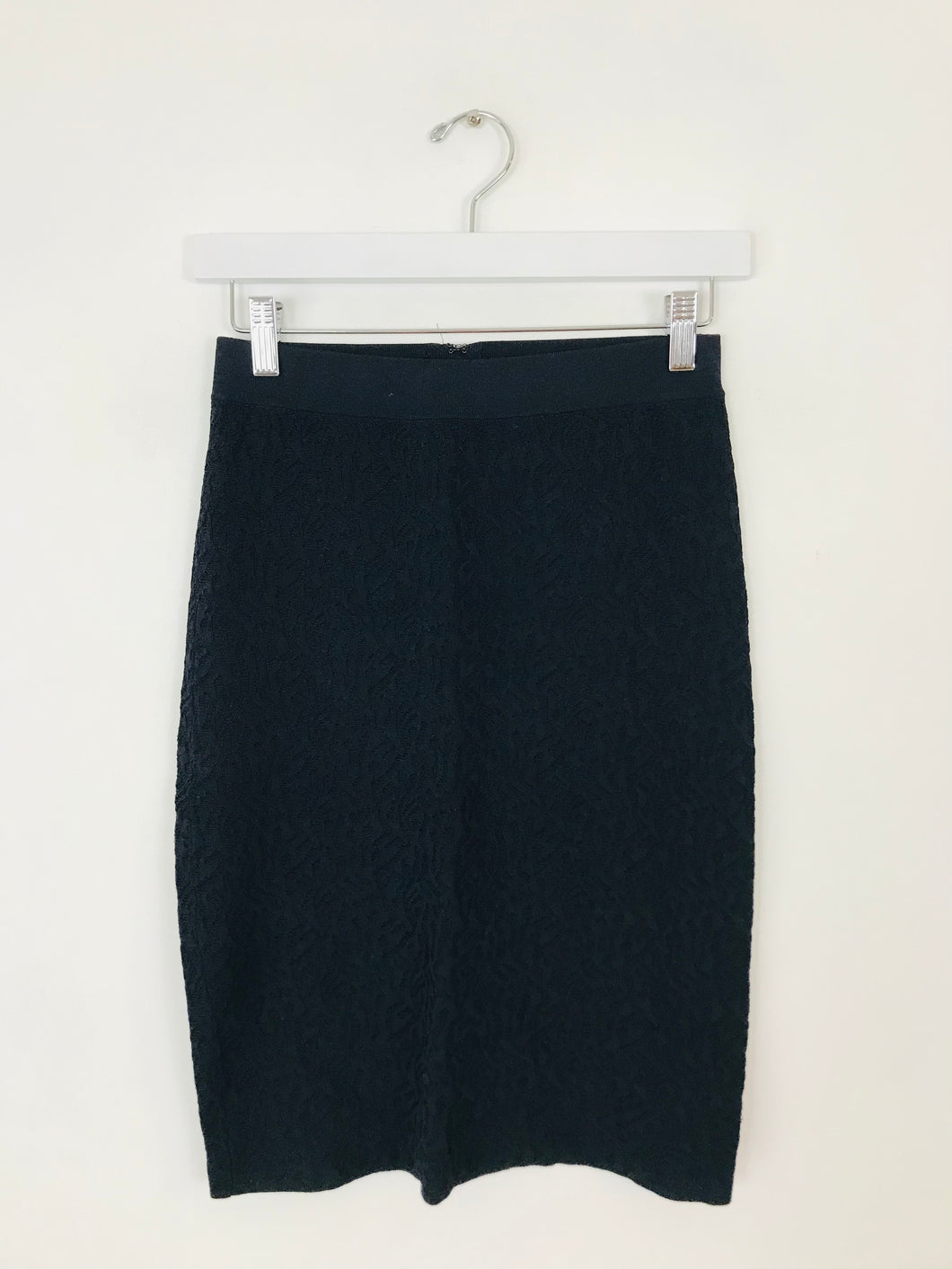 Reiss Women’s Lace Pencil Mini Skirt | UK8 | Black