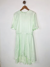 Load image into Gallery viewer, &amp; Other Stories Women&#39;s Gathered Waist A-Line Dress | UK10 | Green
