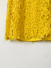 Load image into Gallery viewer, Zara Women’s Lace Shirt Dress | M UK10 | Yellow
