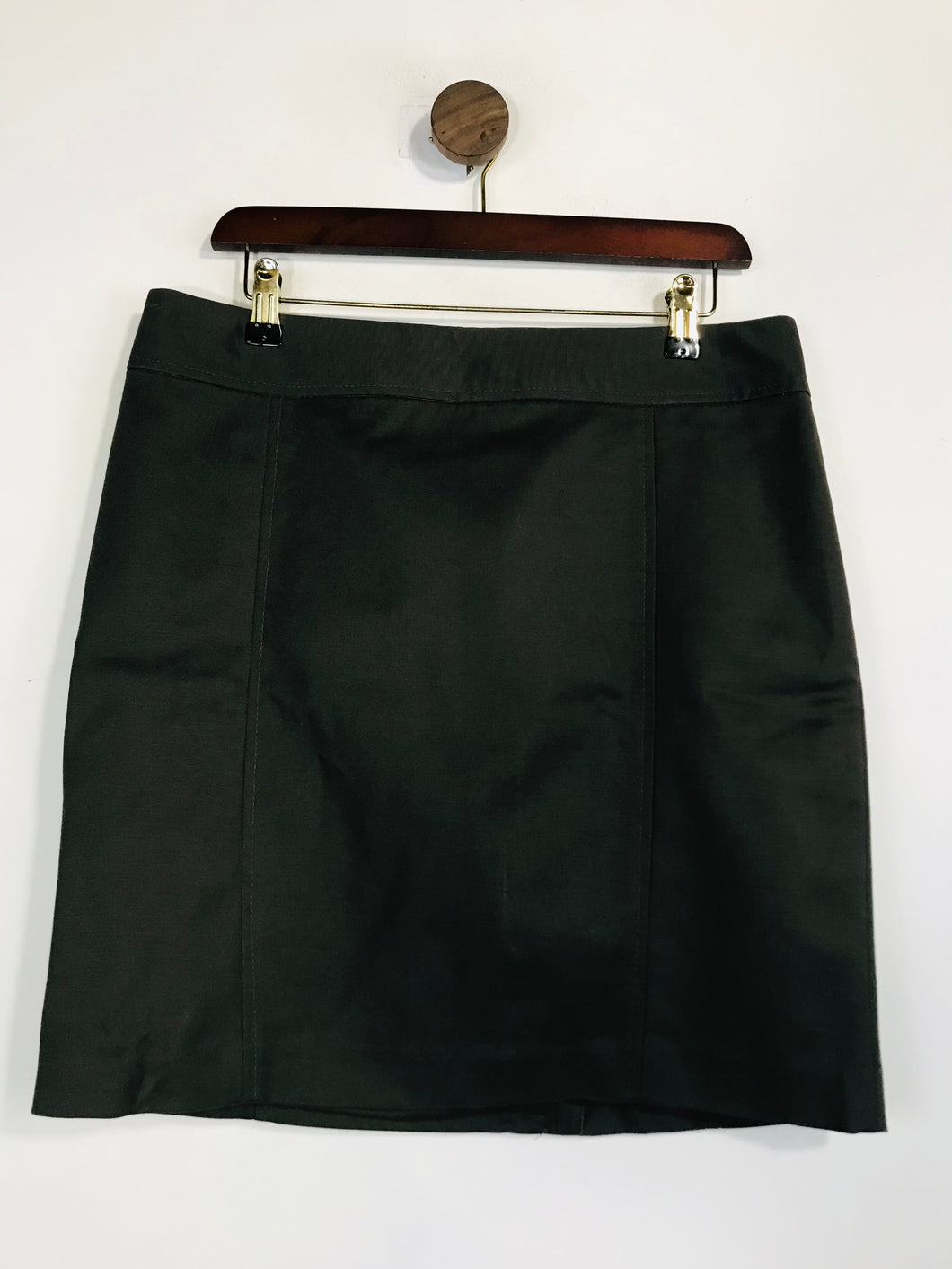 Calvin Klein Women's Cotton Smart Pencil Skirt | UK12 | Brown