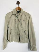 Load image into Gallery viewer, DKNY Women&#39;s Cotton Bomber Jacket | 2 | Beige
