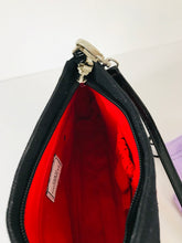 Load image into Gallery viewer, Lulu Guinness Women&#39;s Embroidered Shoulder Bag &amp; Dust Bag | Small | Black
