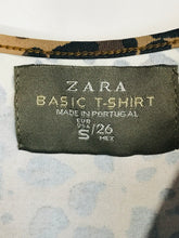 Load image into Gallery viewer, Zara Women&#39;s Leopard Print Cami Tank Top | S UK8 | Brown
